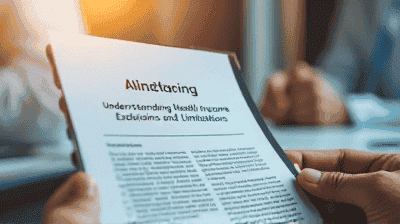 Examining the Fine Print: Understanding Health Insurance Exclusions and Limitations